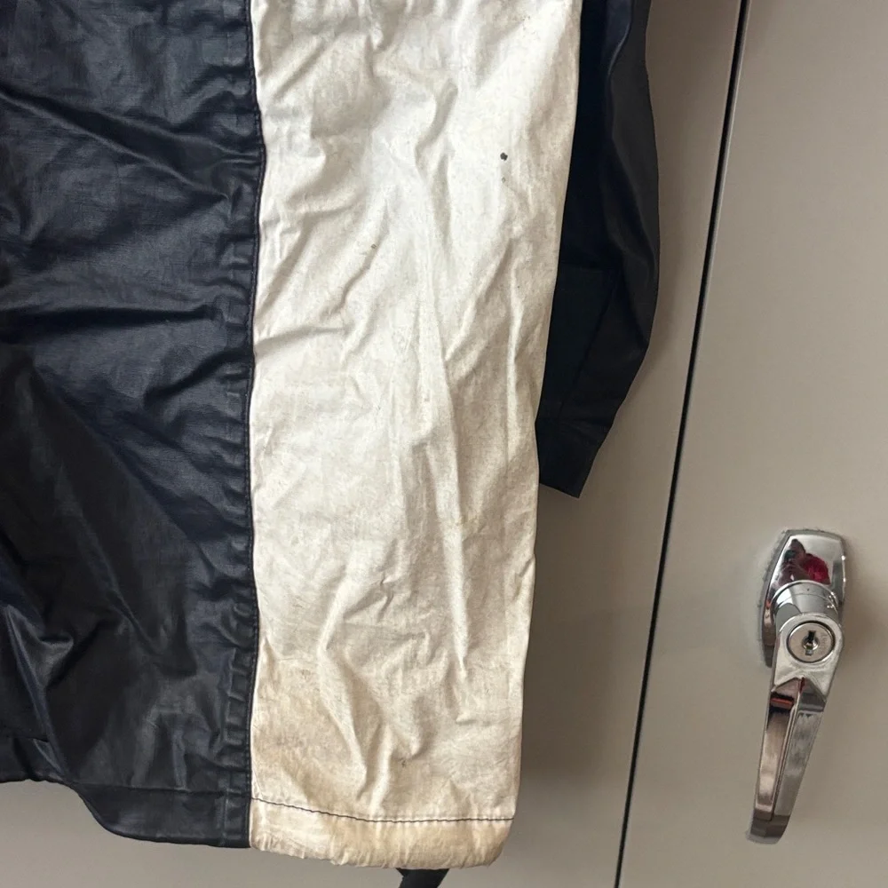 Vintage Polo by Ralph Lauren Men's blue Black and Orange Raincoat size large - Picture 5 of 8